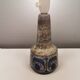 Ceramic table lamp in Grey/Blue crackled glaze, made by Michael Andersen Denmark