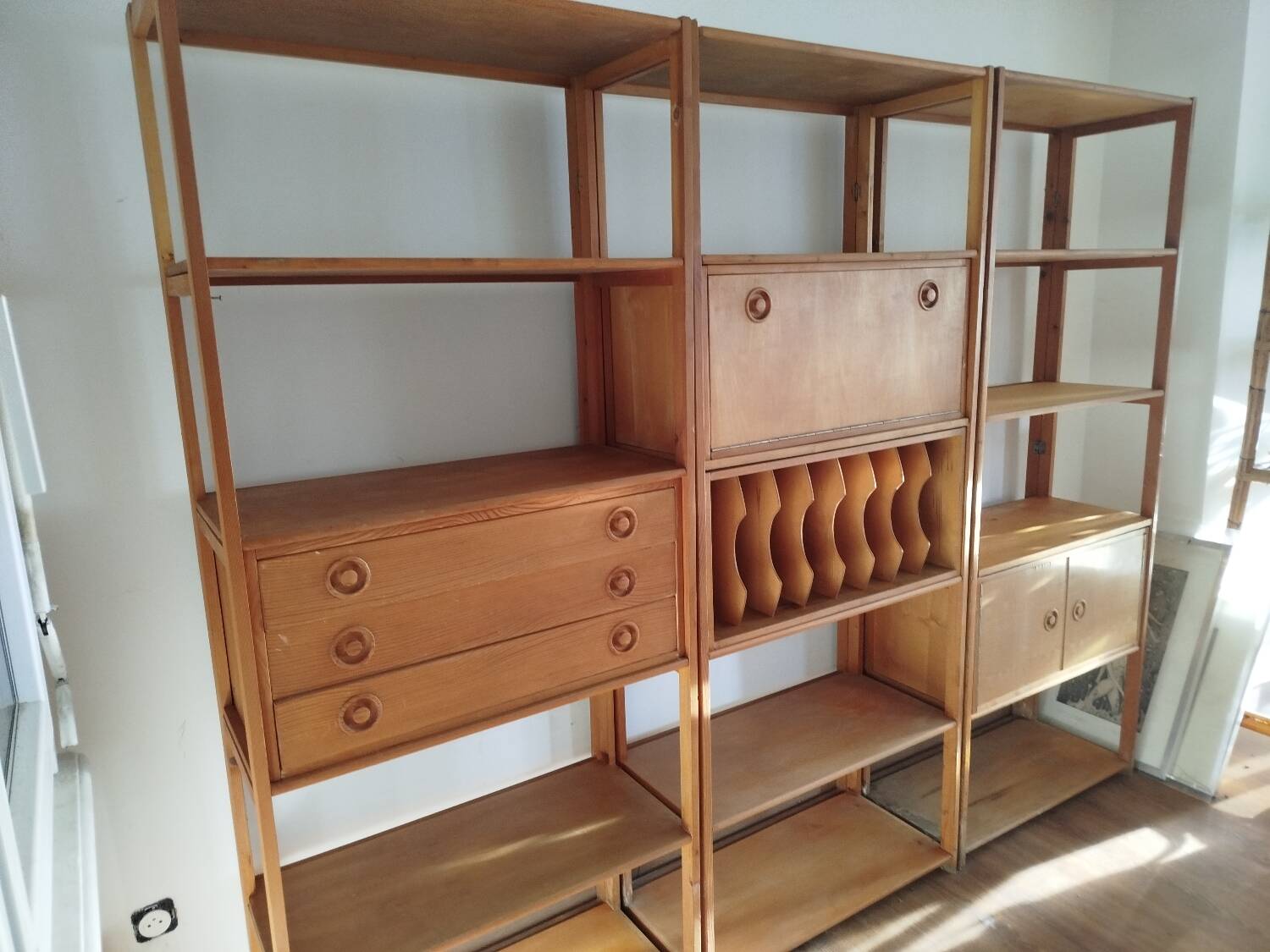 Vintage modular shelf, 1970s