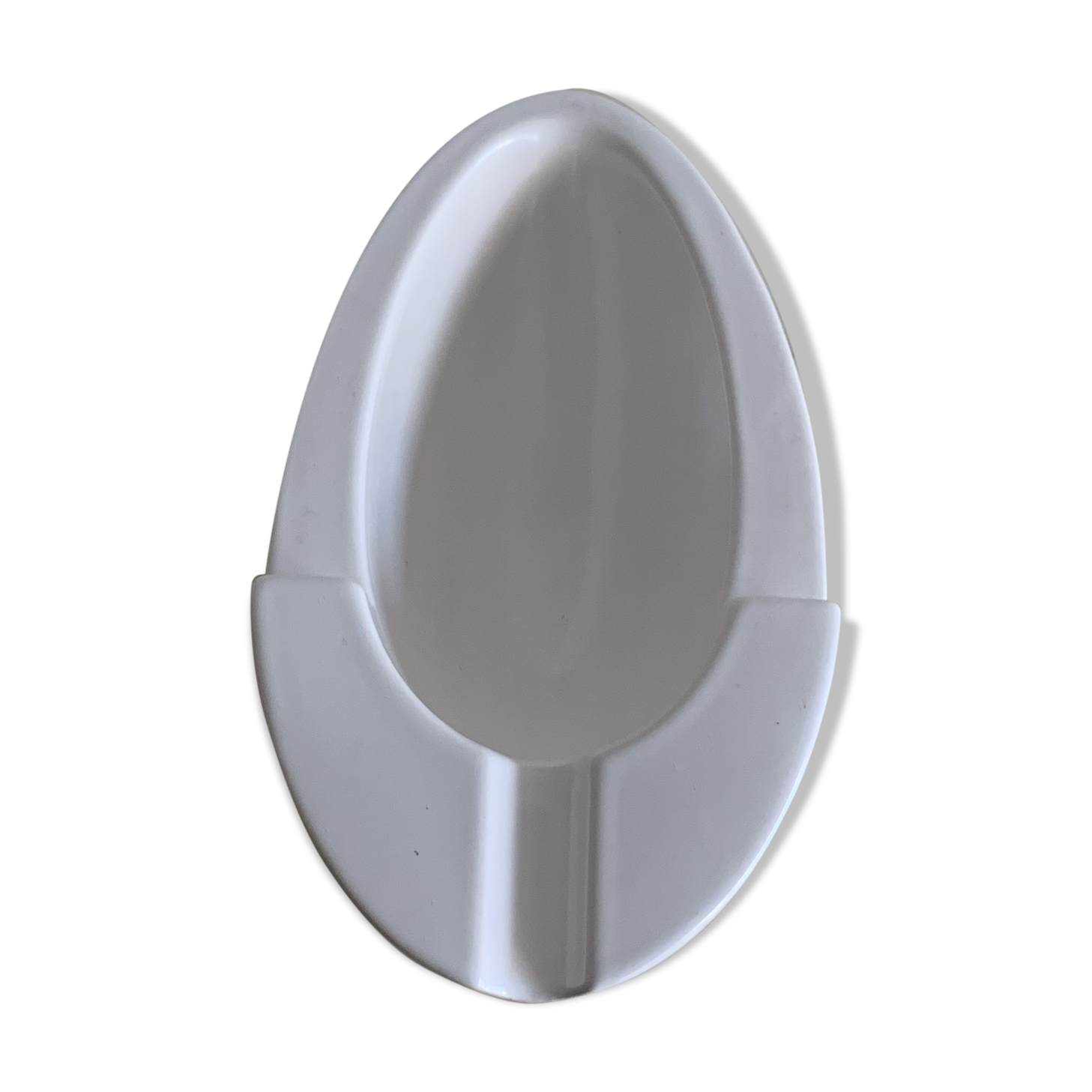 Claude Dumas white ceramic ashtray