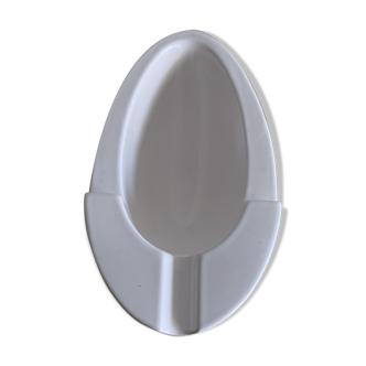 Claude Dumas white ceramic ashtray