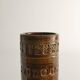Mid-century Modern Brown Stoneware Vase by Aldo Londi for Bitossi, Italy, 1960s