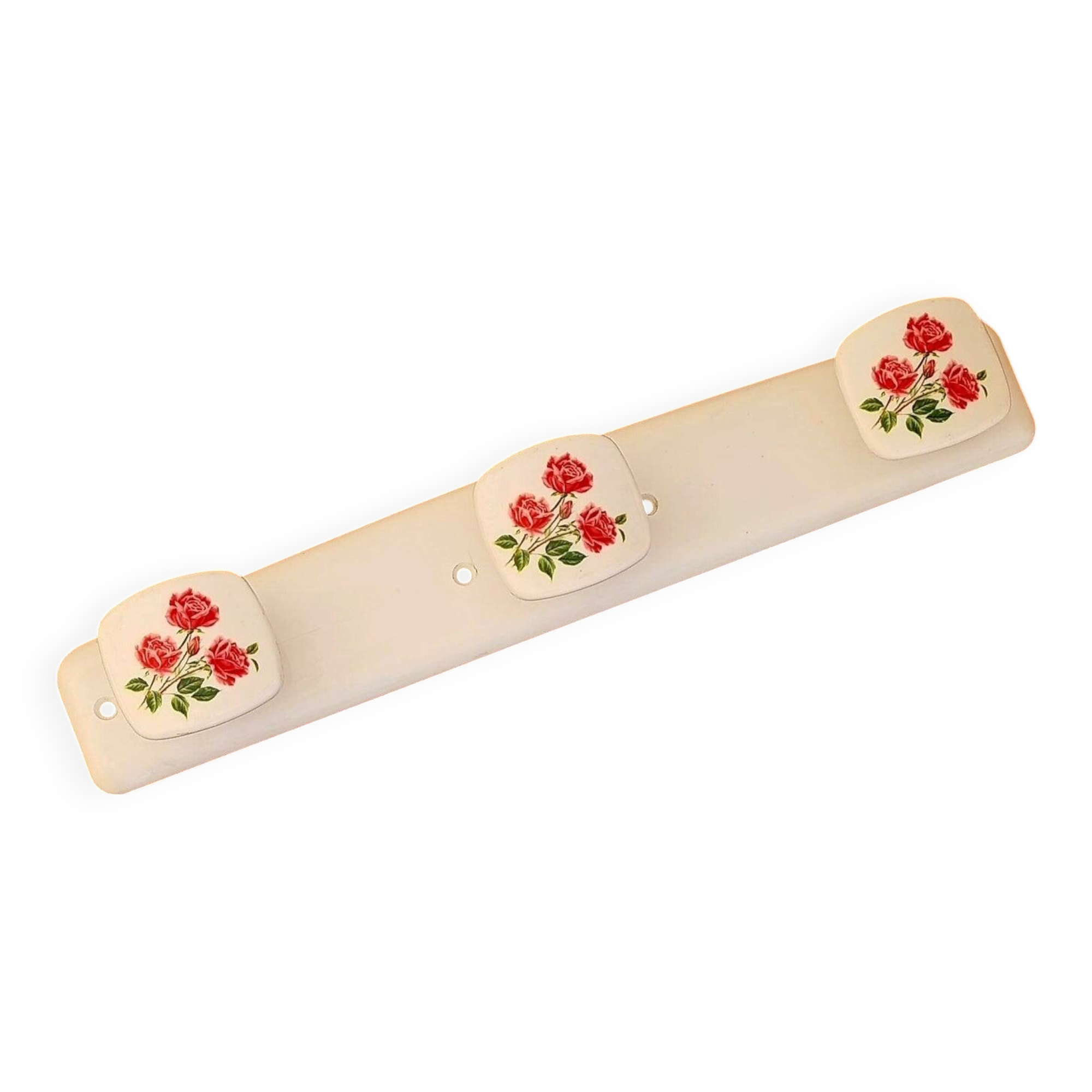 Vintage pink flower coat rack Syla