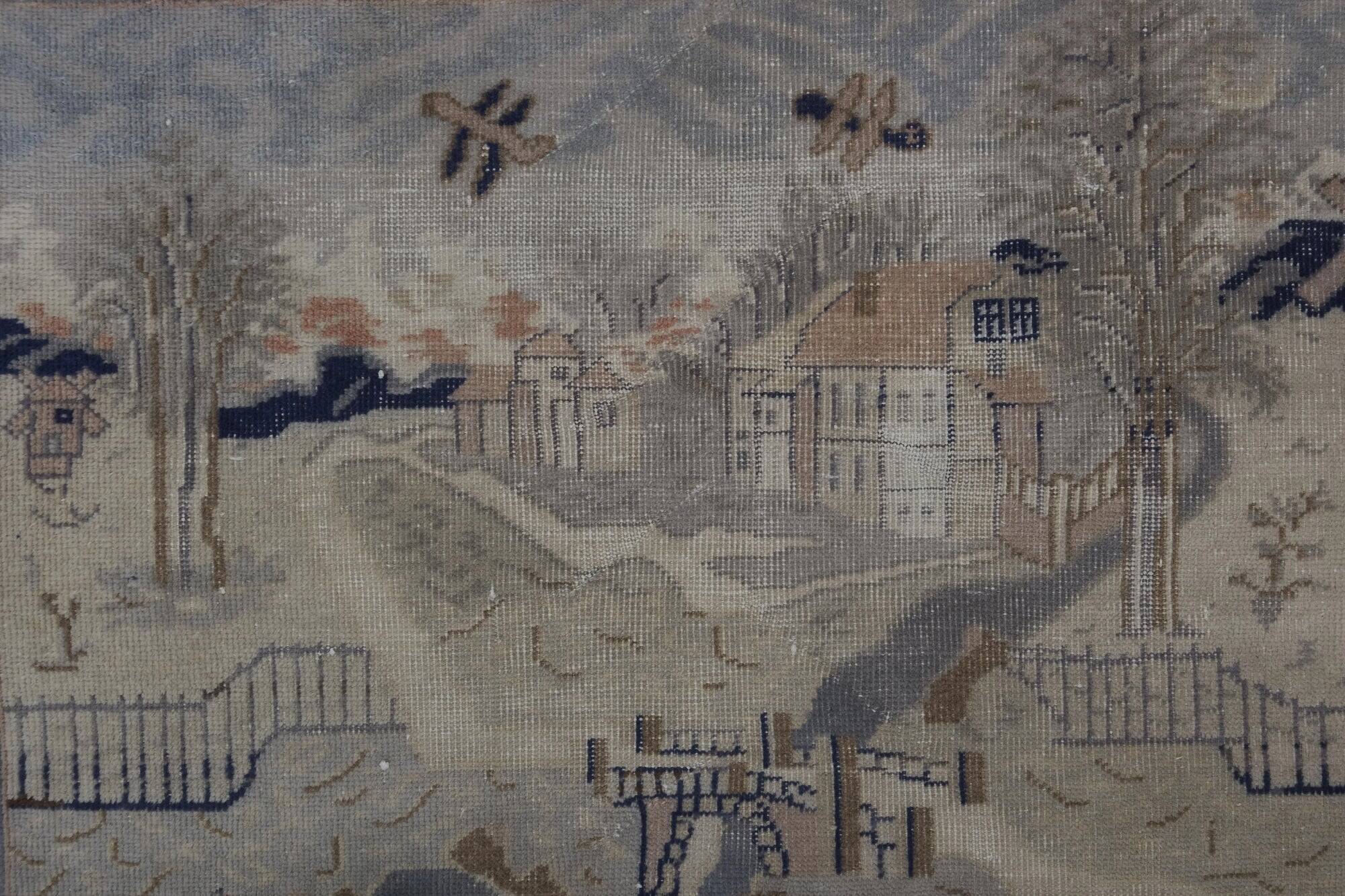 Tapis turc vintage fait main