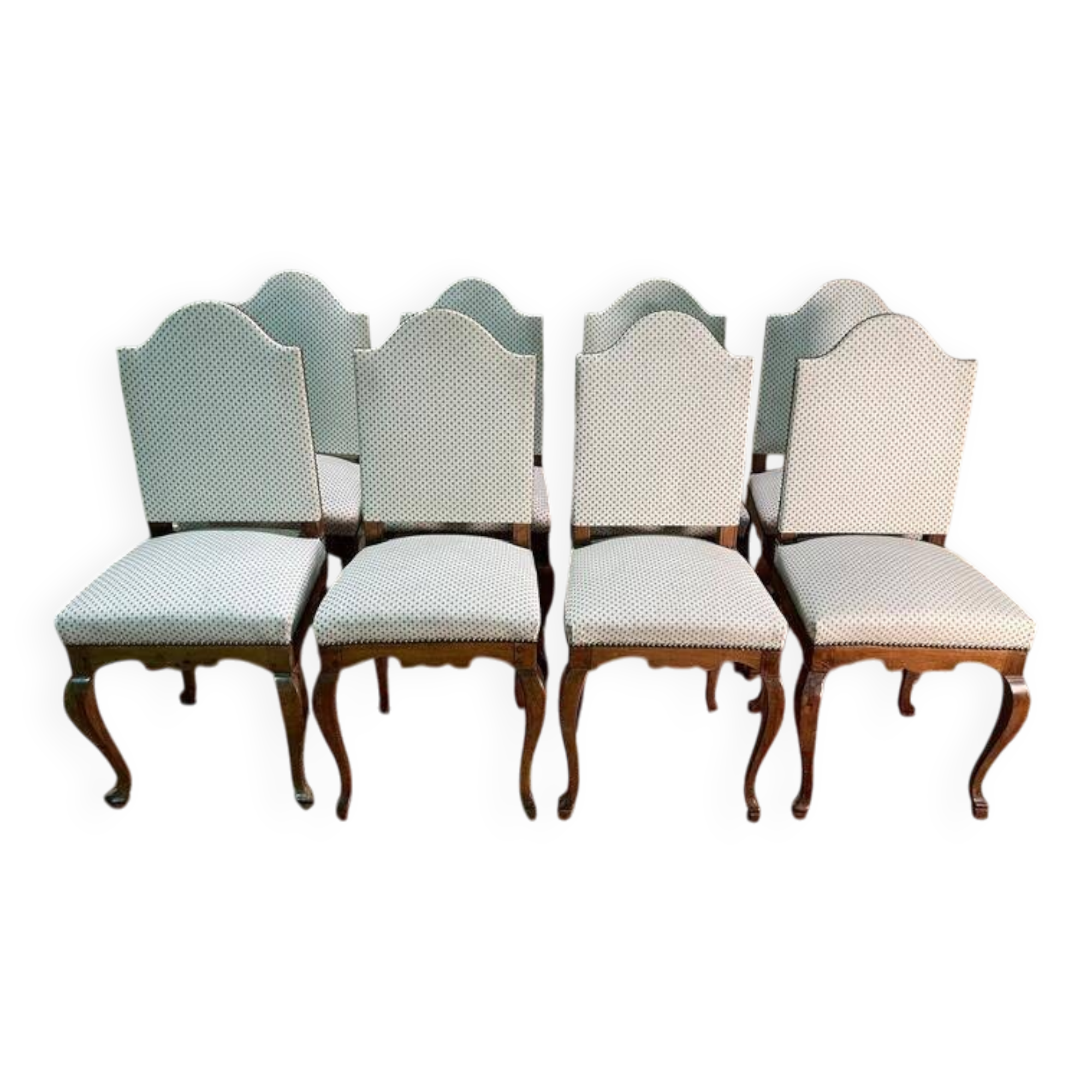 Set of 8 Dutch chairs