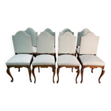 Set of 8 Dutch chairs
