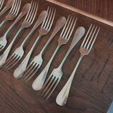 Ensemble lot 12 fourchettes Christofle ancienne