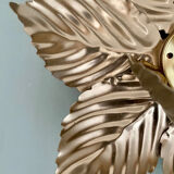 Vintgae wall light in gold metal
