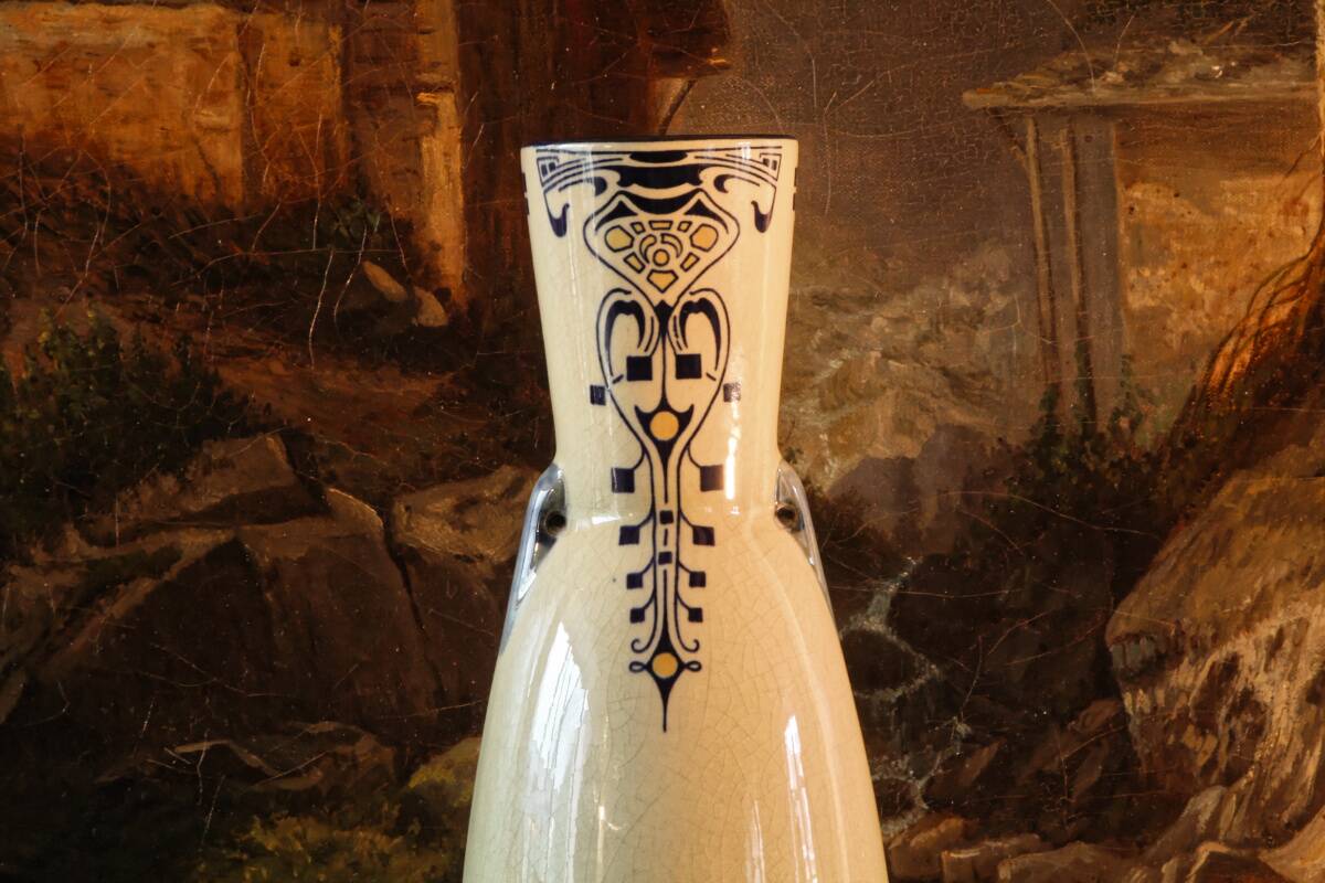 Art Deco vase, Fives Lille, Gustave de Bruyn