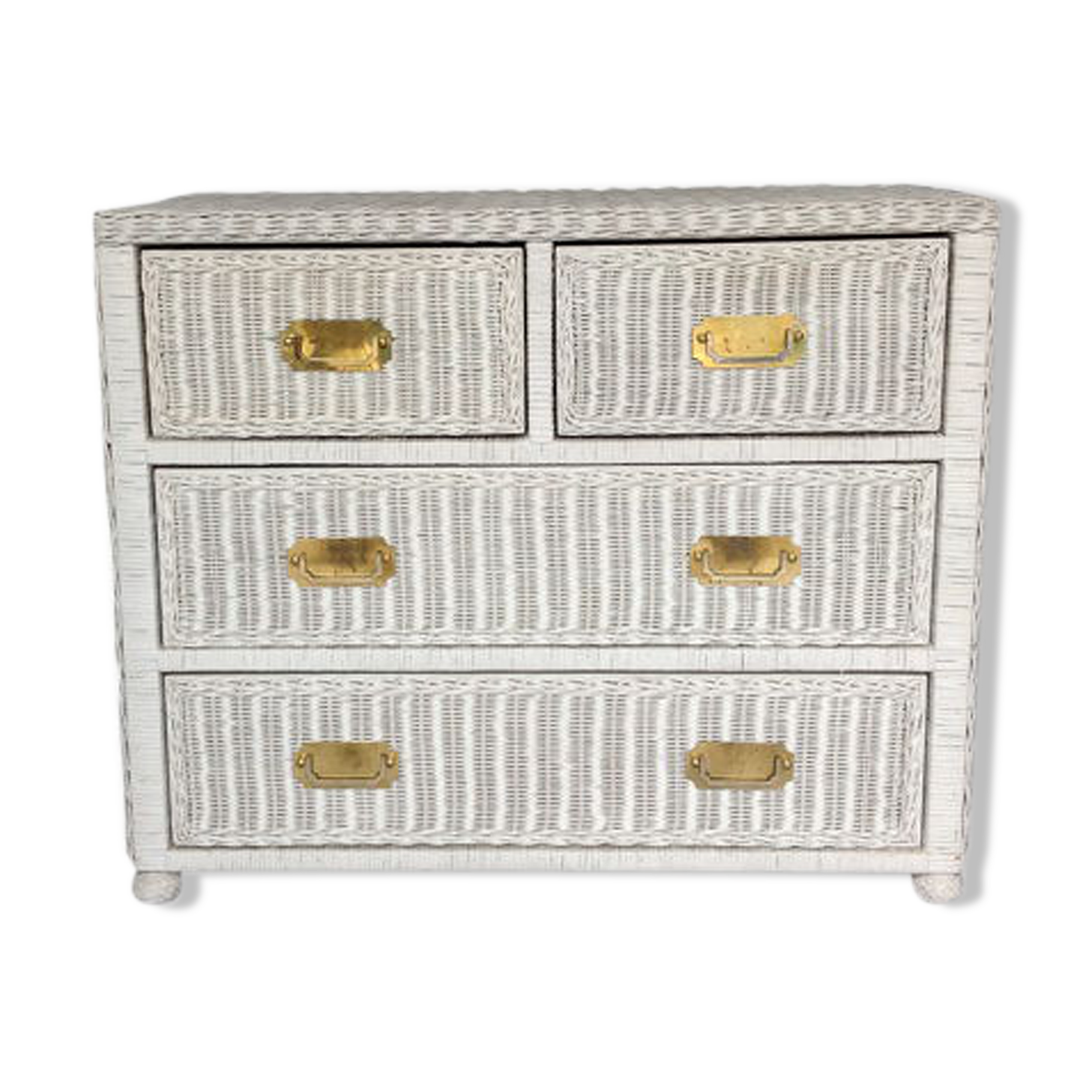 Rattan chest of drawers