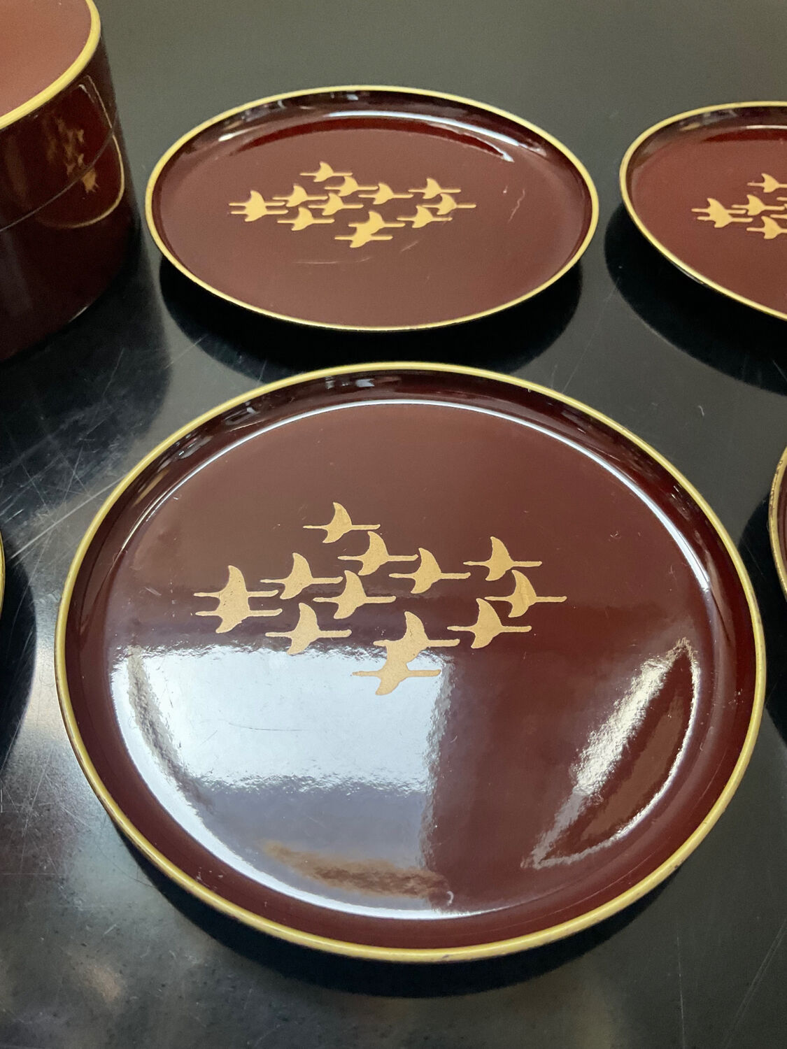 Series of vintage coasters 70s