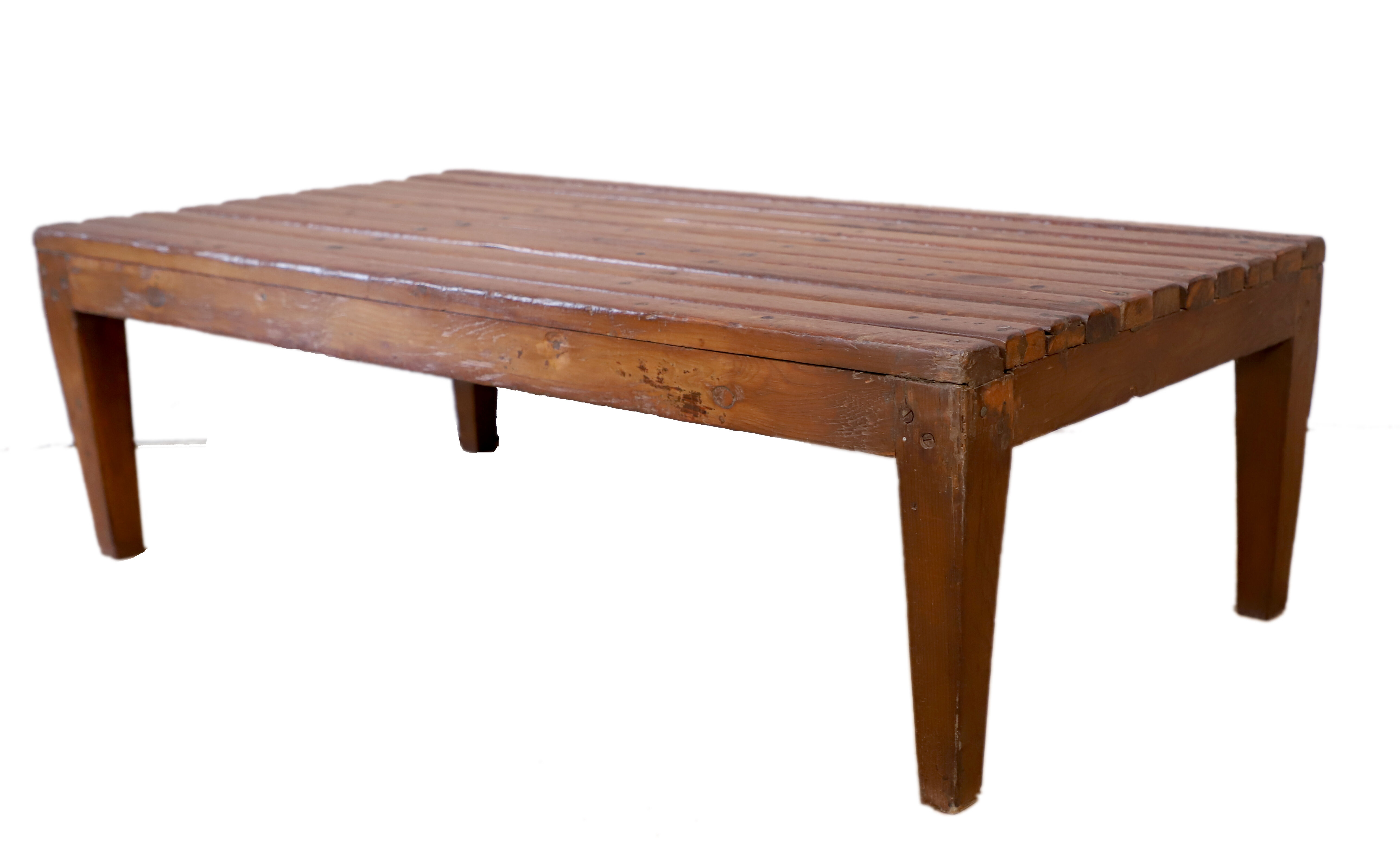 Old Burmese teak bench