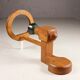 Wall lamp in oak and ceramic Guillerme and Chambron