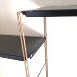 Gold and black String shelf
