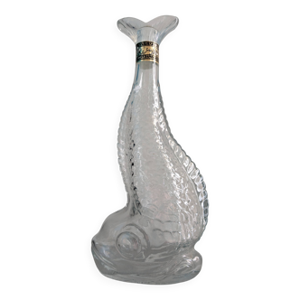Carafe en verre en forme de poisson