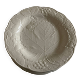 Set de 12 assiettes en faïence anglaise Burleigh Davenport relief Feuille de vigne et fraises