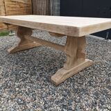Old oak monastery table