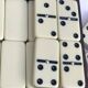 Game of dominos vintage compact travel