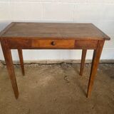 Solid oak desk with 1 drawer 90x48cm