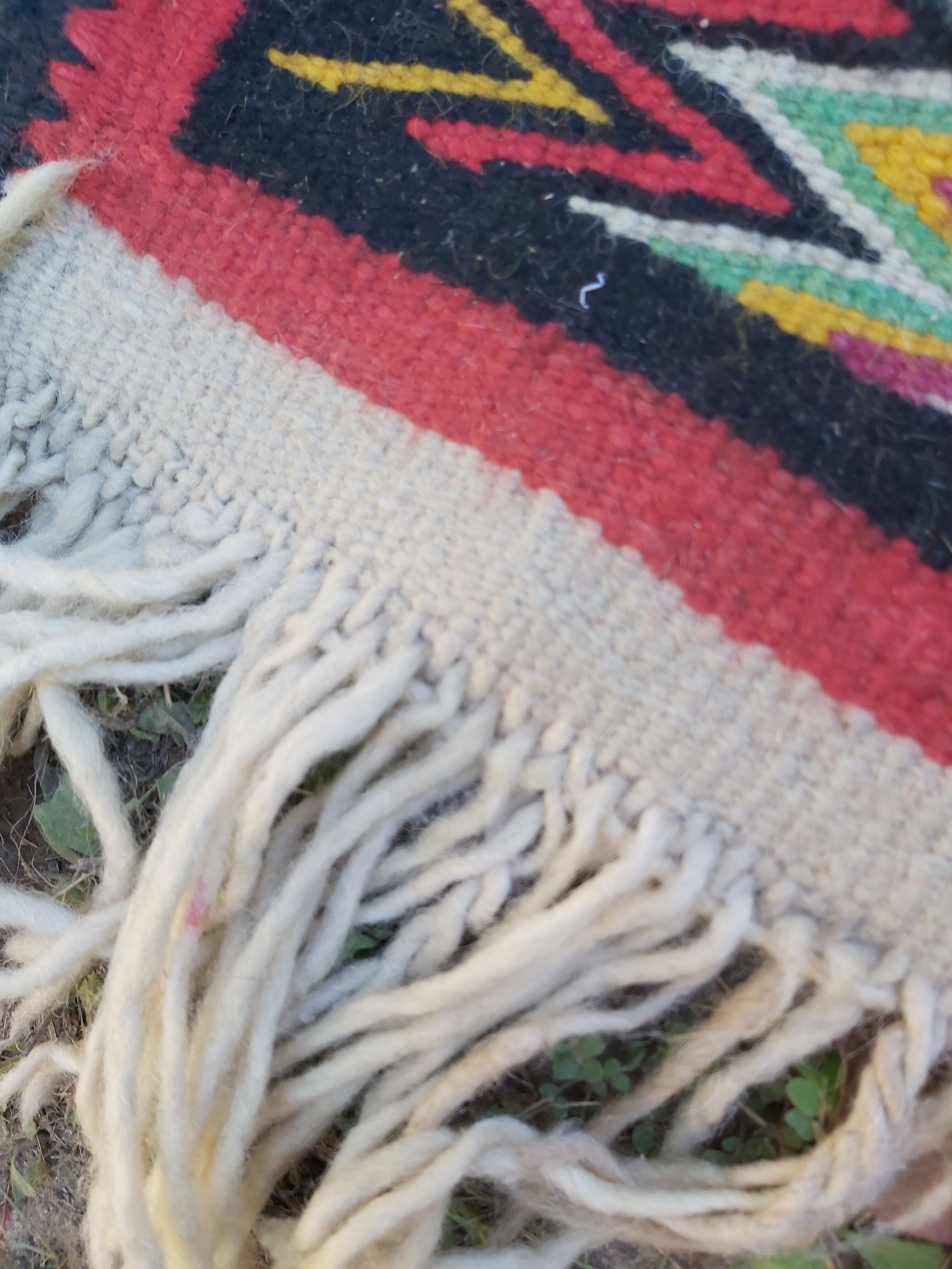 Berber kilim in hand-woven wool 120x260cm