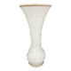 Vase "with Ivy Garland" in white opaline glass, attributed to Bacca.