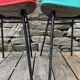 Pair of faux leather chairs from the 1950s/60s.