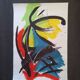 Original lithograph by Jean Miotte, abstract composition, in colors, signed by the artist