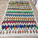 Tapis berbère en laine fait main 245 X 153CM