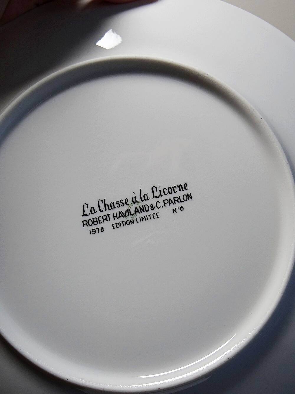 Haviland & Parlon 1976 Limoges "Enchanted Forest" Limited Edition Plate