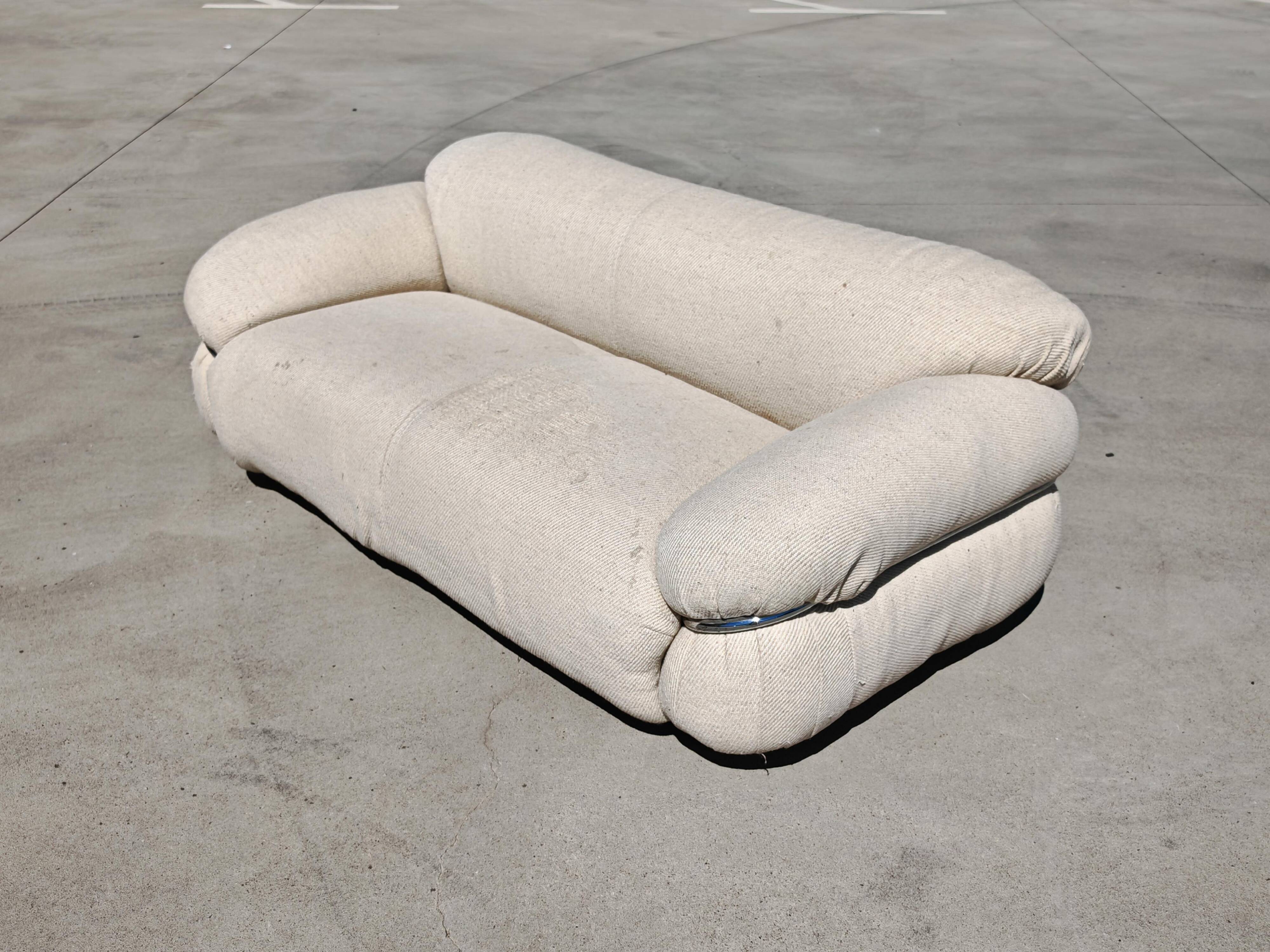 Mid Century Modern Sesann Canapé by Gianfranco Frattini for Cassina 1970s