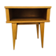 Vintage light wood and rattan bedside - 1960