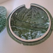 Important cabbage soup tureen and its vintage earthenware dish.