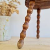 Antique wooden tripod stool