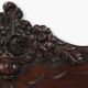 Antique Sculpted Oak Frieze or Wall Ornament, France, 1900s