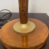 Old wooden Art Deco lamp stand