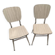 Pair of Formica chairs from the 1960s.