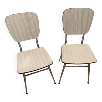 Pair of Formica chairs 1960