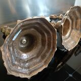 Louis XV chiseled bronze candlesticks