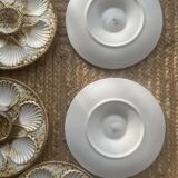 Set de 5 assiettes à fruits de mer Longchamp
