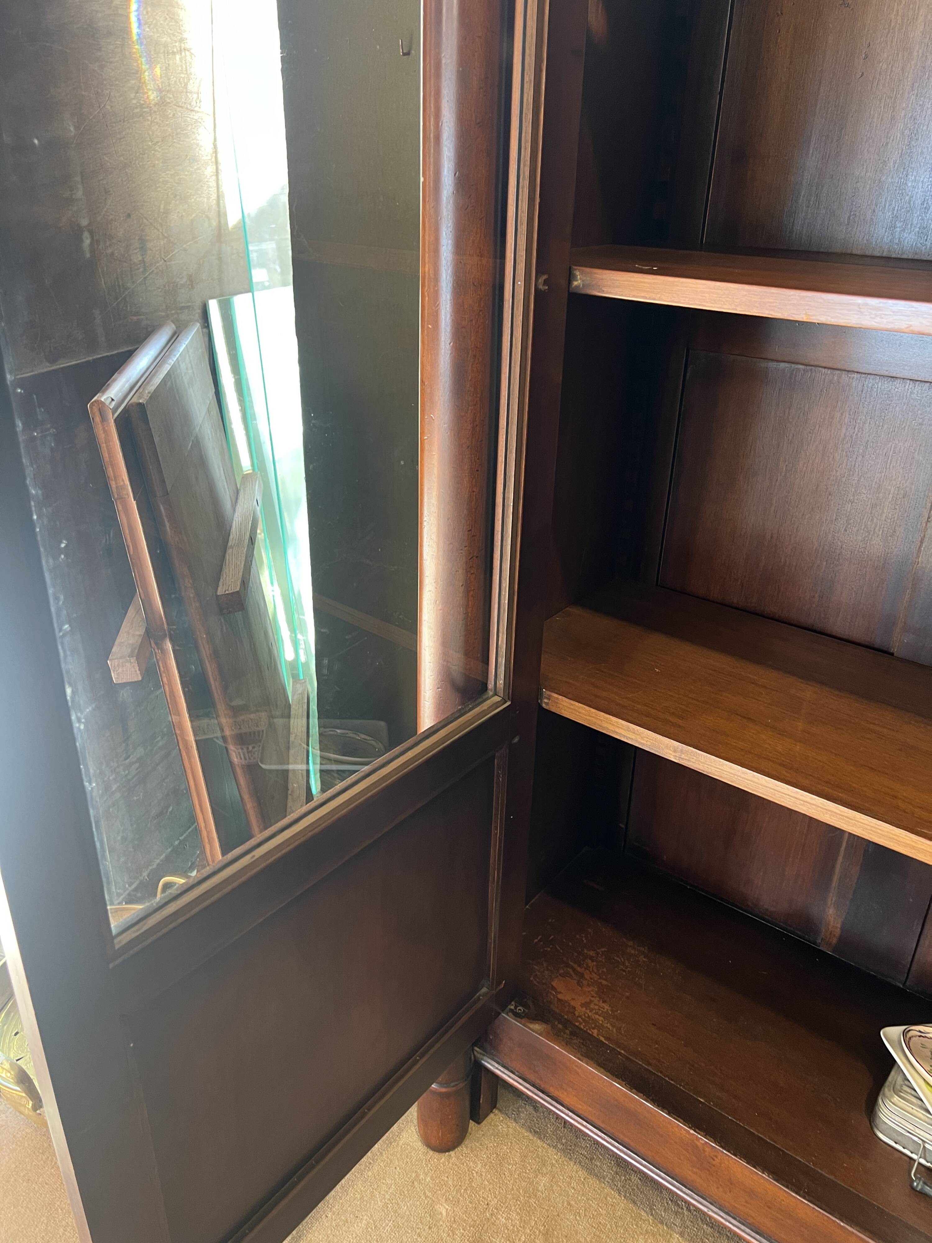 Vitrine-bibliothèque, 2 portes, Style Empire