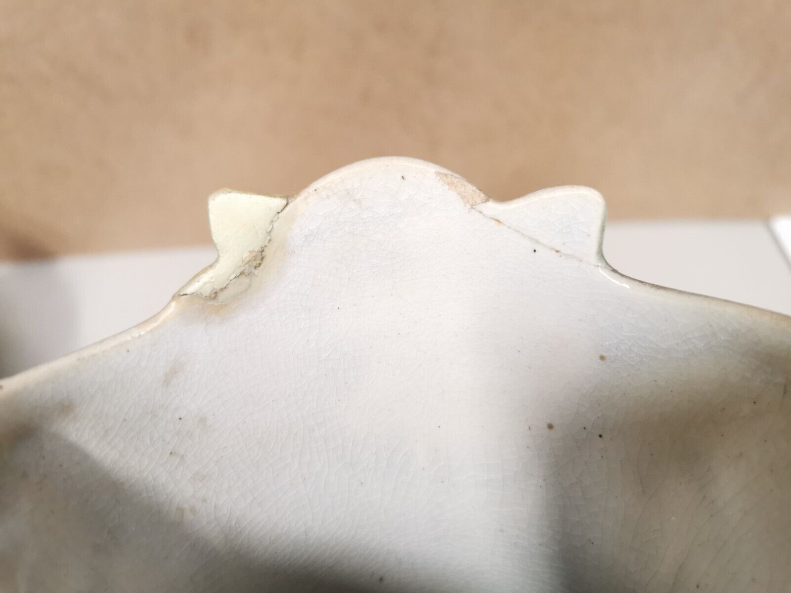 Pair of Vases + Planter Art Nouveau Barbotine / Faience