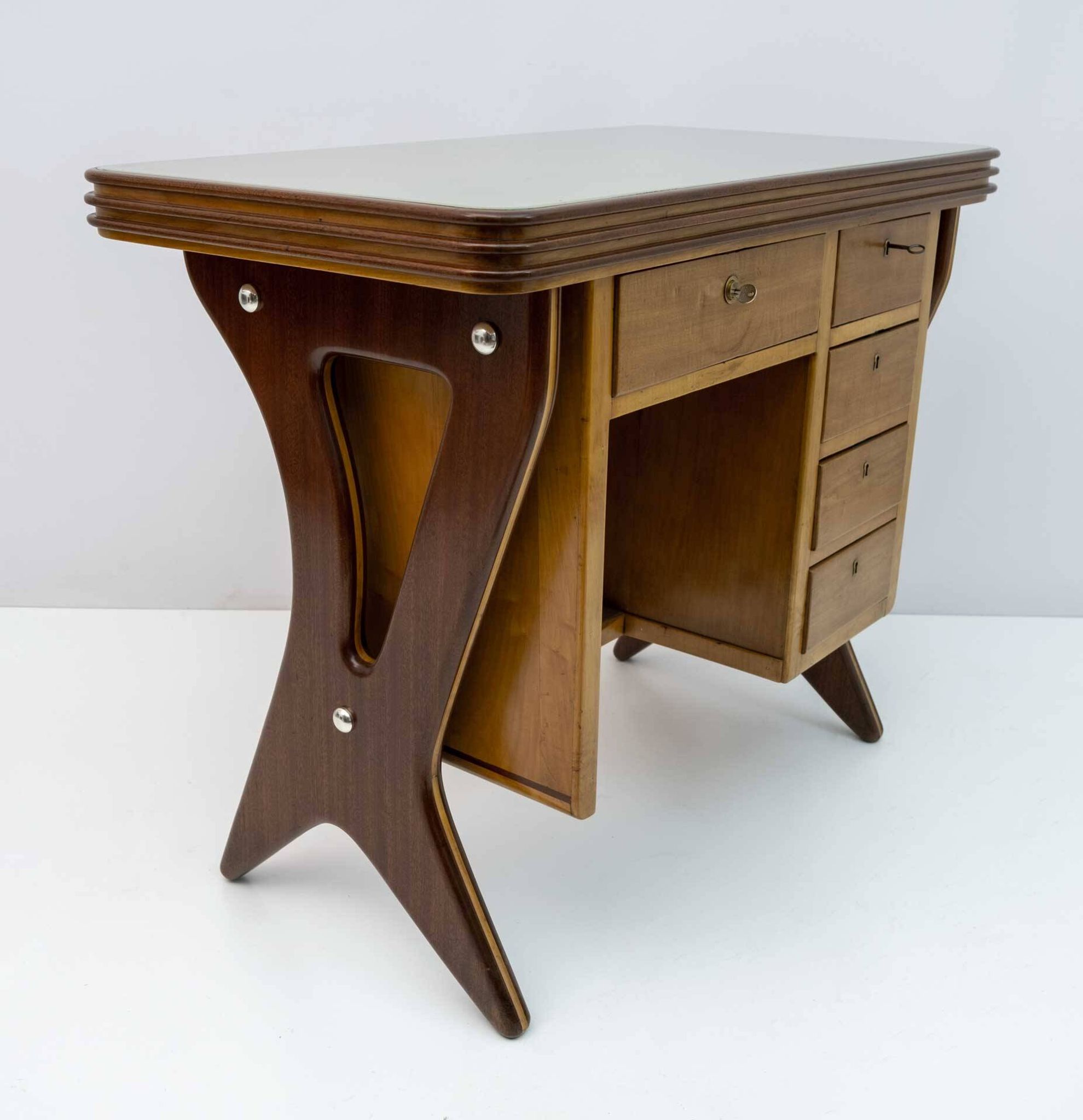 Mid-Century Modern Italian Shop Counter Cash Desk, 1950s