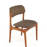Set of 6 Erik Buch dining chairs 'Kongvund' - danish design teak