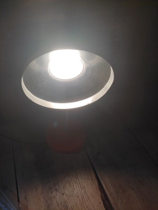 Bedside desk lamp Metal orange dp 1022233