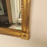 Rectangular gilded mirror, pure lines 59x79cm