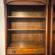 Bibliothèque ouverte en 3 pans style directoire