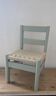 Children's chair in wood and cisal