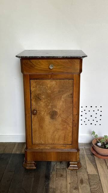 Antique Marble Bedside Table