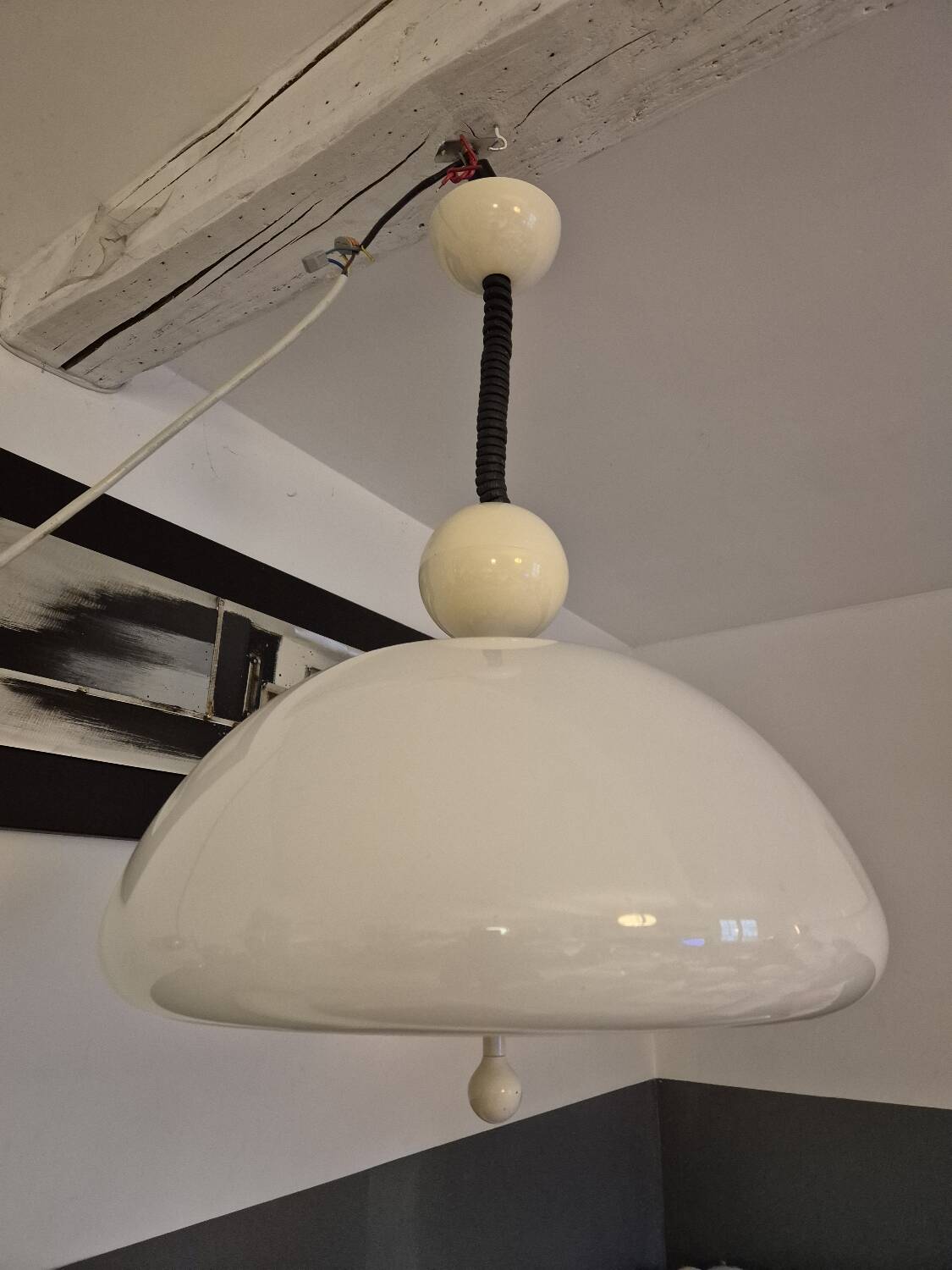 Martinelli Luce pendant light "Saliscendi" 1970