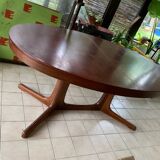 Table ovale Baumann avec rallonges
