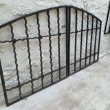 Grilles portail soupirail portes anciennes fer forgé XIX ème